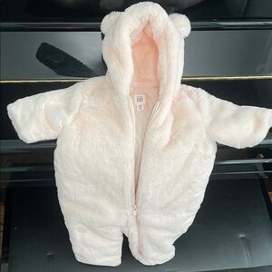 GAP Kids Soft Cream Hooded Footie